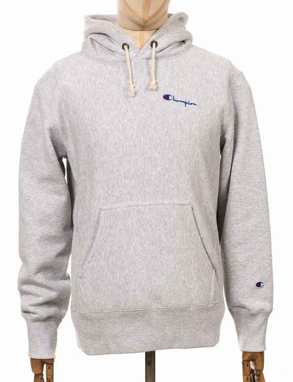 champion reverse weave logo hoodie sweatshirt