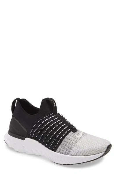 Shop Nike React Phantom Run Flyknit 2 Running Shoe In Black/ White