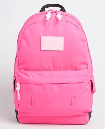 Shop Superdry Glow In The Dark Montana Rucksack In Pink