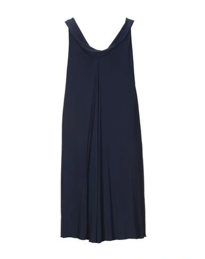 Shop M Missoni Short Dress In Dark Blue