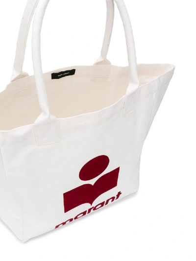 Shop Isabel Marant Yenky Shopping Bag In Beige