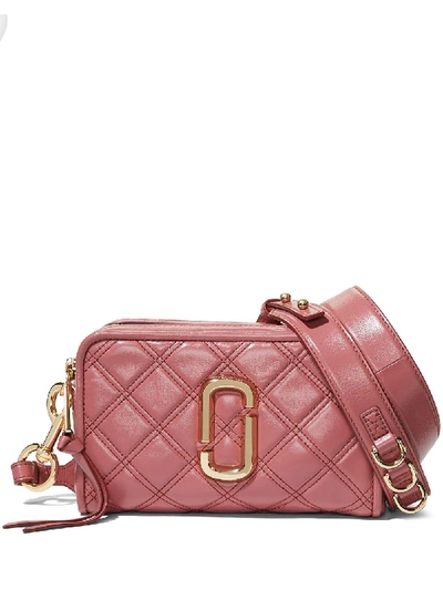 Shop Marc Jacobs The Softshot 21 Leather Bag In Red