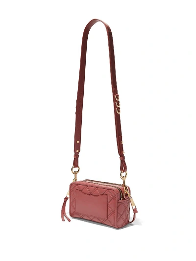 Shop Marc Jacobs The Softshot 21 Leather Bag In Red