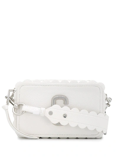 Shop Marc Jacobs The Softshot 21 Leather Bag In White