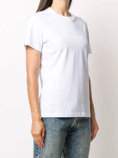 Shop Moncler Cotton T-shirt In White