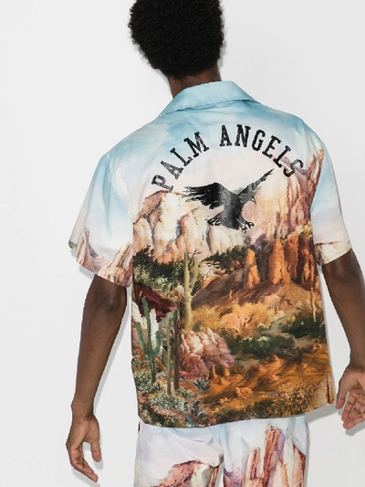 Shop Palm Angels Printed Shirt
