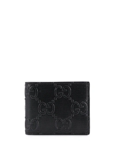 Shop Gucci Leather Wallet In Black
