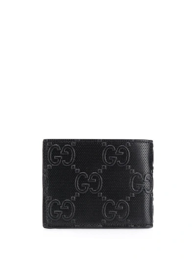 Shop Gucci Leather Wallet In Black