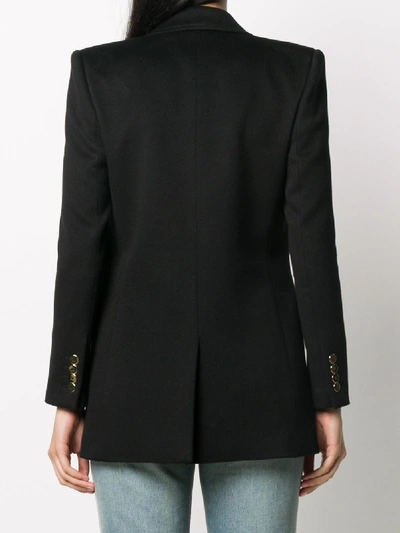 Shop Saint Laurent Cashmere Jacket In Black