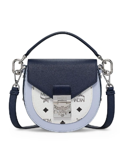 Shop Mcm Small Colour-block Patricia Shoulder Bag
