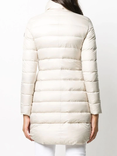 Peuterey Mid-length Puffer Coat In Neutrals