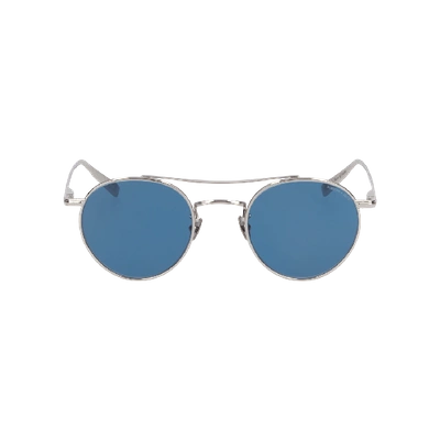 Shop Rimowa X Garrett Leight Sunglasses In Silver Metal