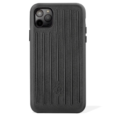 Shop Rimowa Leather Black Case For Iphone 11 Pro Max
