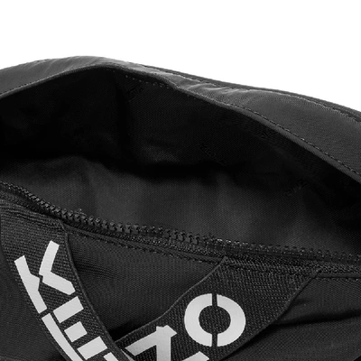 Shop Kenzo Sport Logo Waist Bag In Black