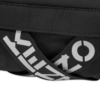 Shop Kenzo Sport Logo Waist Bag In Black