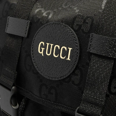 Shop Gucci Gg Eco Nylon Backpack In Black