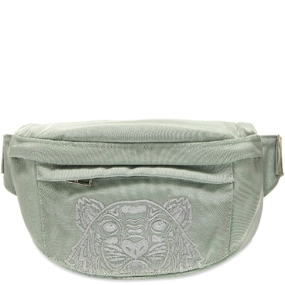 Shop Kenzo Embroidered Tiger Bumbag In Green
