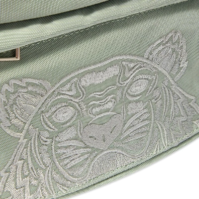 Shop Kenzo Embroidered Tiger Bumbag In Green