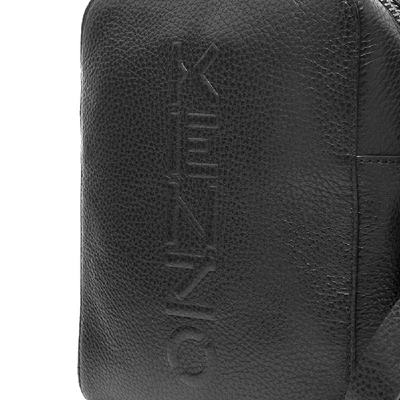 Shop Kenzo Leather Cross-body Bag In Black
