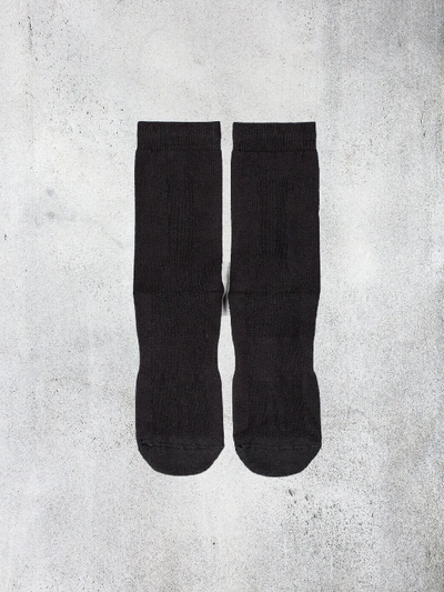 Shop Boris Bidjan Saberi Dyed Socks In Black