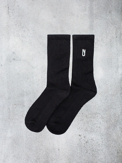 Shop Affix Long Socks Black