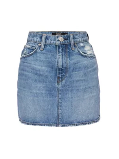 Shop Hudson The Viper Denim Mini Skirt In Reasons
