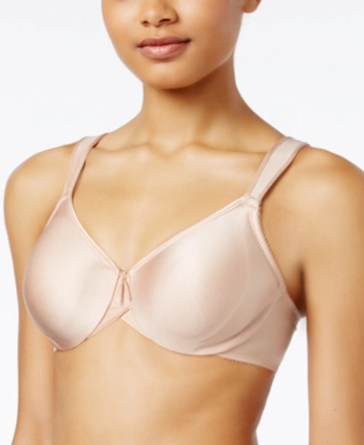 Wacoal Bodysuede Full Figure Unlined Underwire Bra In French Nude (nude 5)