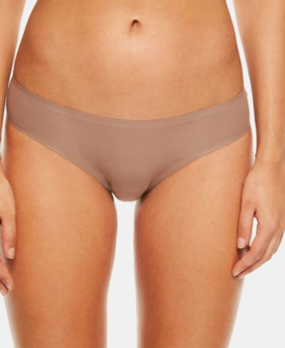 Shop Chantelle Women's Soft Stretch One Size Seamless Bikini Underwear 2643, Online Only In Hazelnut (nude 2)