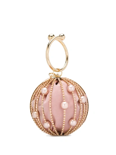 Shop Rosantica Sasha Pearl Sphere Bag In Gold