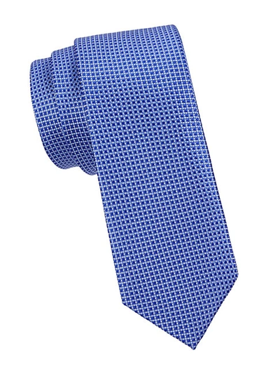 Shop Canali Patterned Silk Tie