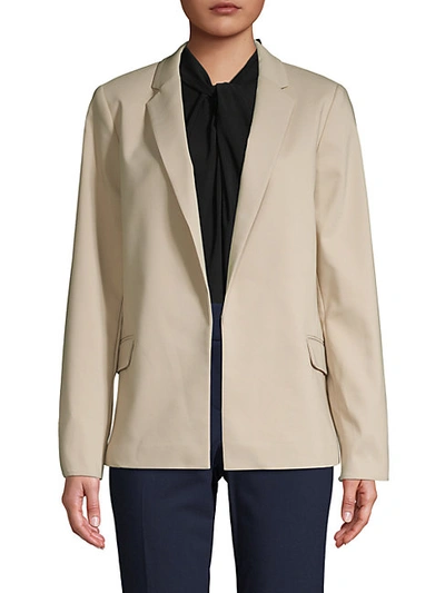 Shop Calvin Klein Notch Collar Open-front Jacket