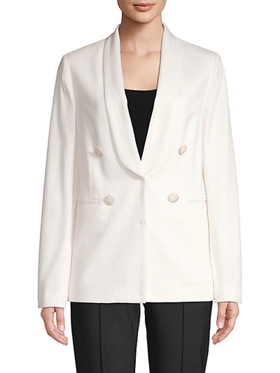 Shop Brunello Cucinelli Shawl-lapel Cotton Jacket