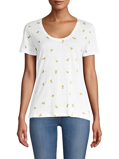 Shop Rails Luna Lemon-print T-shirt