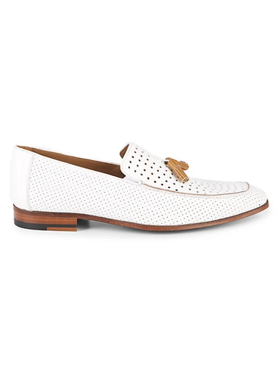 Shop Mezlan Lobo Perforated Loafers