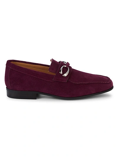 Shop Corthay Cannes Suede Loafers
