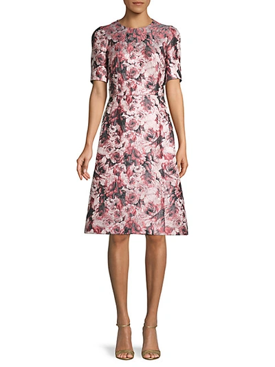 Shop Dolce & Gabbana Short-sleeve Floral Dress