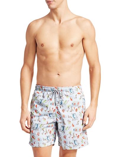 Shop Saks Fifth Avenue Collection Lounge Chair Swim Trunks