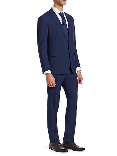 Shop Ralph Lauren Slim-fit Nigel Two-button Wool Suit