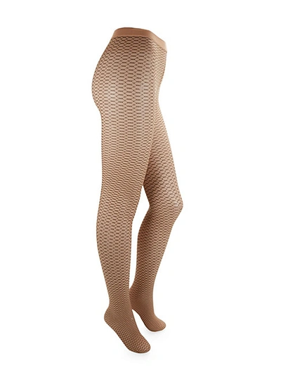 Shop Wolford Charlotte Patterned Tights