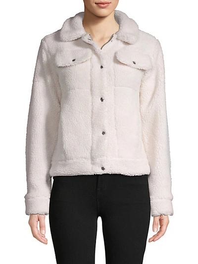 Shop C&c California Long-sleeve Faux Fur Jacket