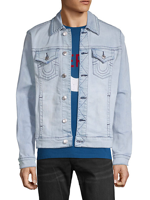 true religion jean jacket and pants set