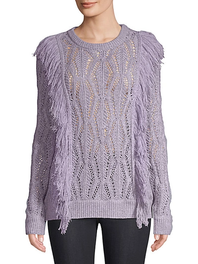 Shop Amur Carla Fringe Sweater