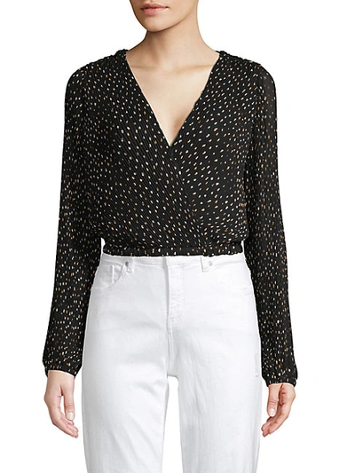 Shop Astr Geometric-print Cropped Top