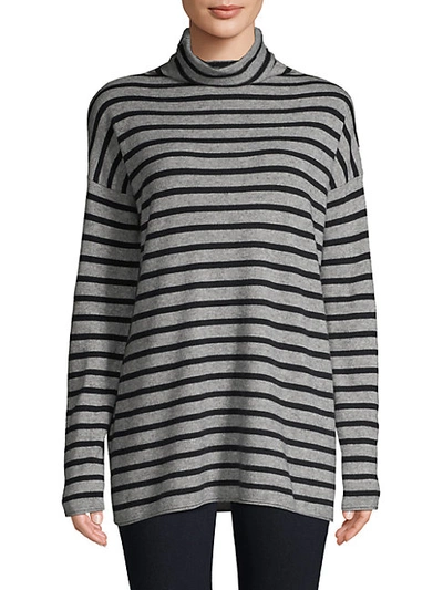 Shop Vince Striped Turtleneck Tunic