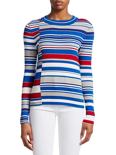 Shop Rag & Bone Mason Mixed Stripes Knit Sweater
