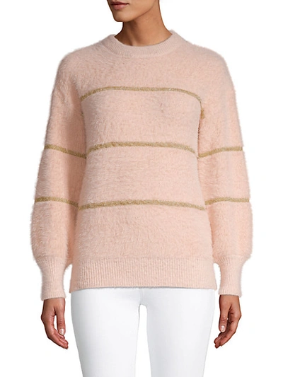 Shop Allison New York Metallic Stripe Sweater