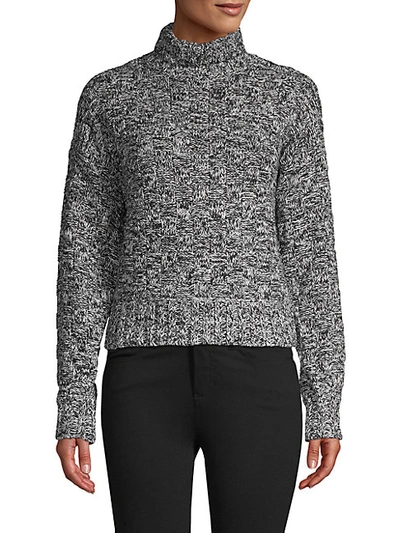 Shop Rebecca Minkoff Turtleneck Cotton-blend Sweater