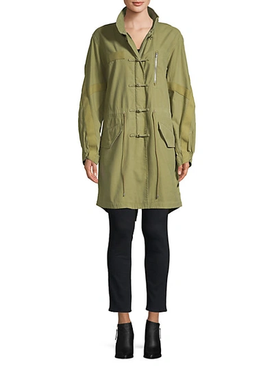 Shop Alexander Wang Washed Workwear Cotton Parka