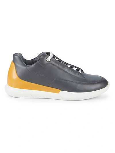 Shop Bally Avier Leather Sneakers