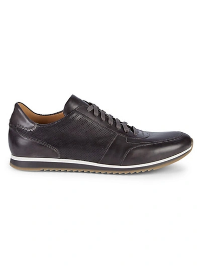 Shop Magnanni Leather Low-top Sneakers